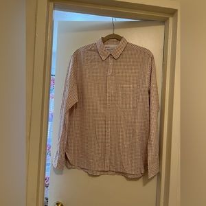 Unsubscribed 1262 Boyfriend Shirt Gingham Rose